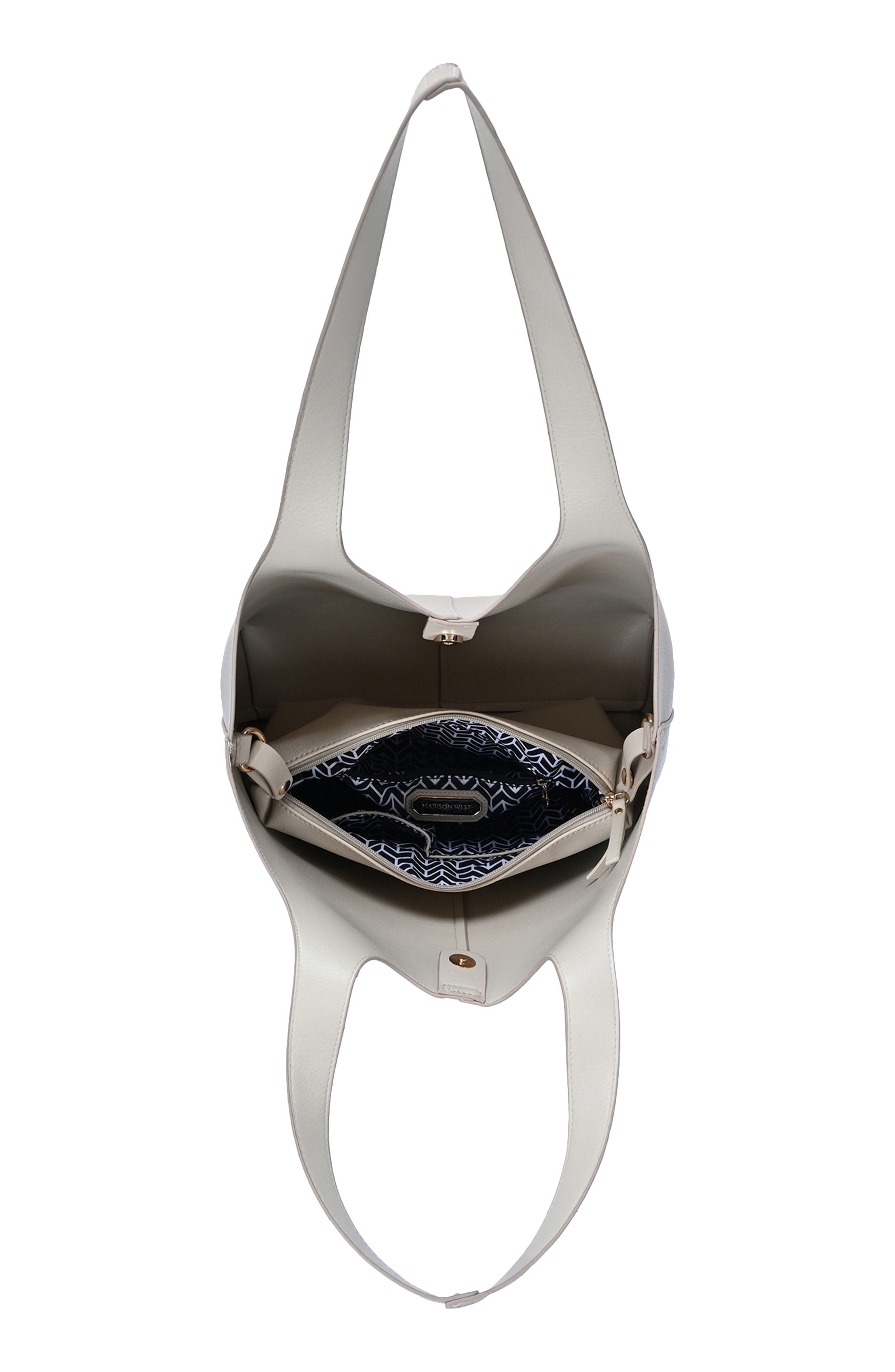 Madison West Bag in Bag Clean Tote Bag, Alternate, color, Light Taupe