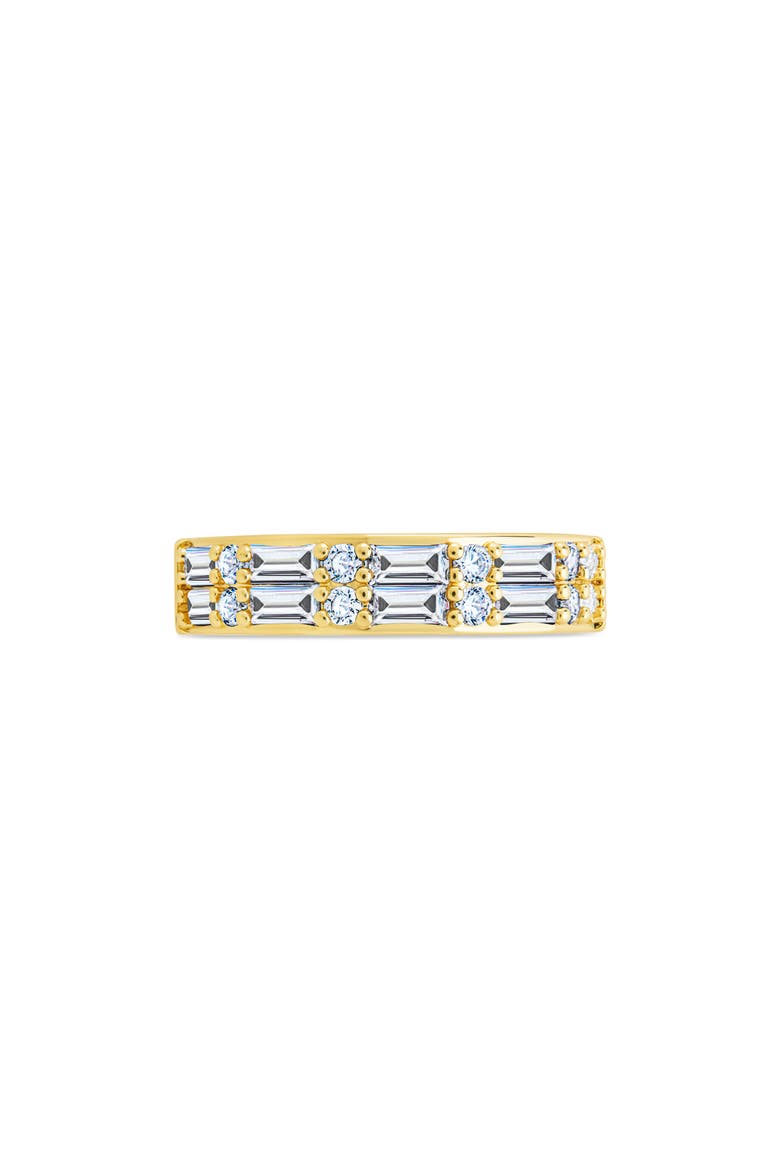 Nina Cubic Zirconia Baguette Ring, Alternate, color, GOLD