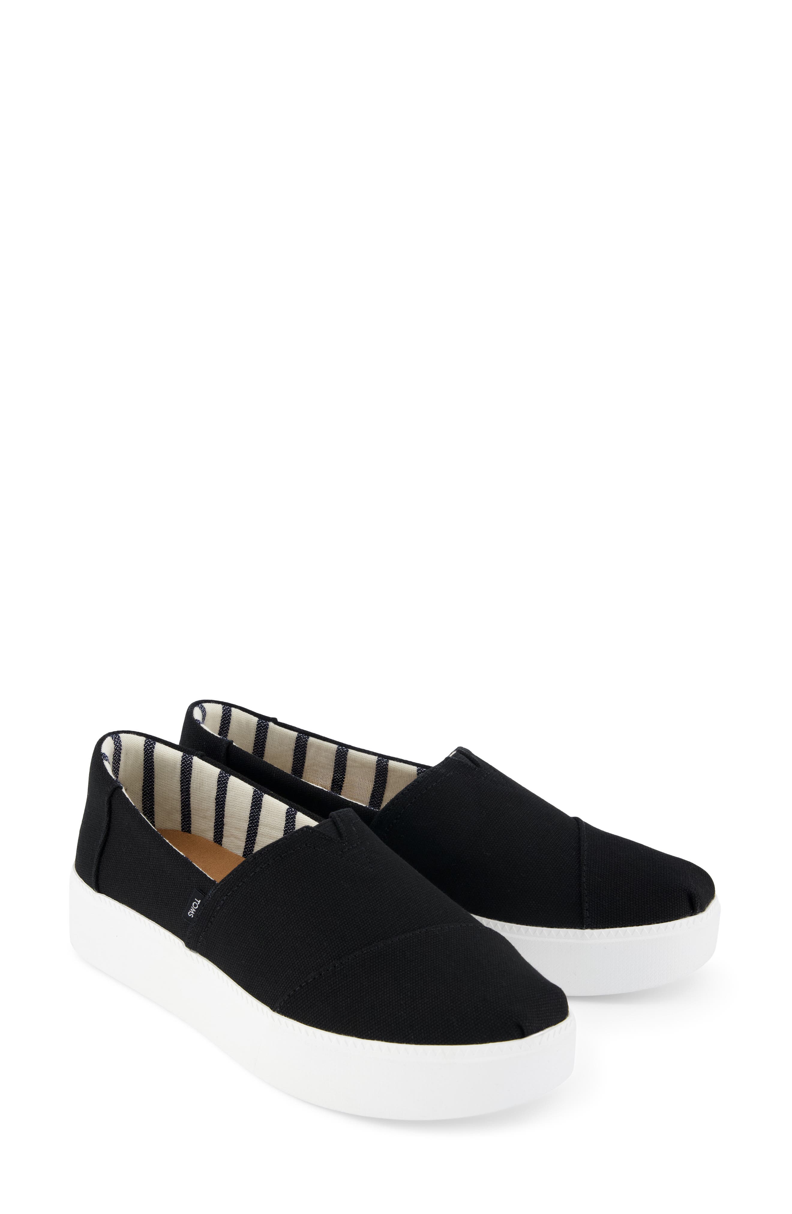 TOMS Asher Platform Slip-On Sneaker, Alternate, color, 