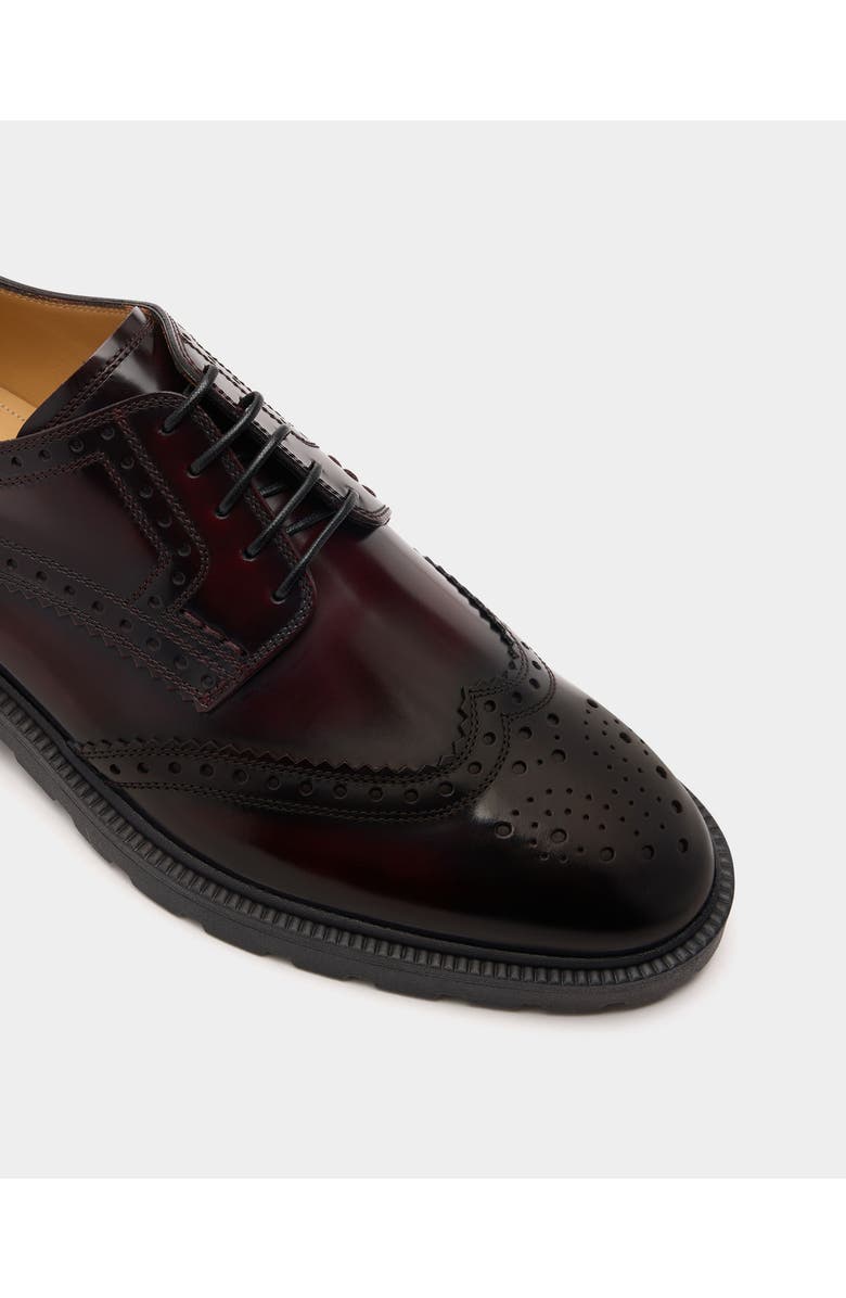 Bally Eduard Derby in Andorra Leather, Alternate, color, Red