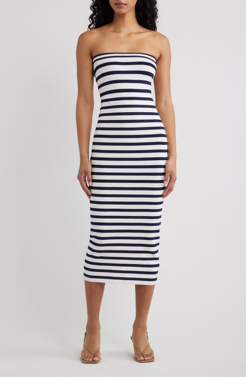 Gwynne Strapless Midi Dress