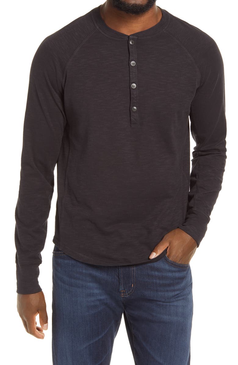 Good Man Brand Legend Slub Long Sleeve Henley T-Shirt, Main, color,