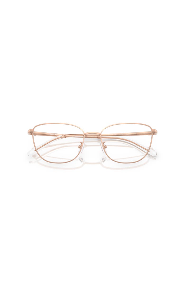 Tory Burch 54mm Rectangle optical glasses, Alternate, color, Copper