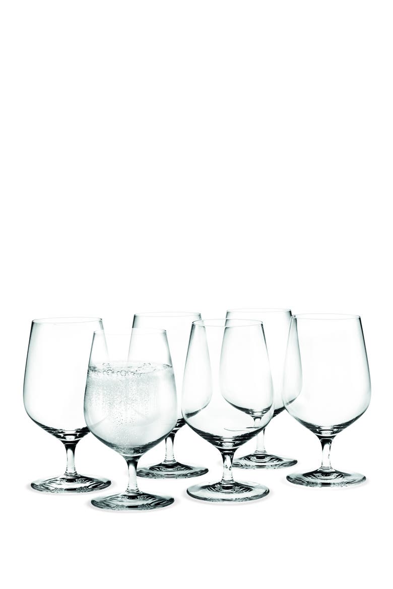 Cabernet 6-Piece Tall Tumbler Set, Main, color, Clear