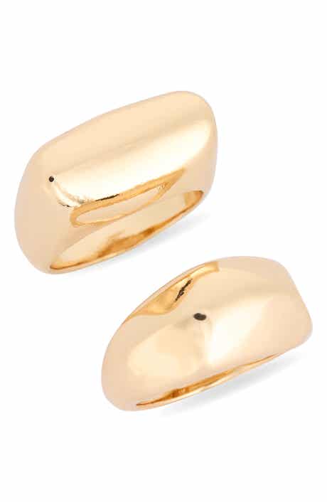2-Pack Assorted Signet Rings