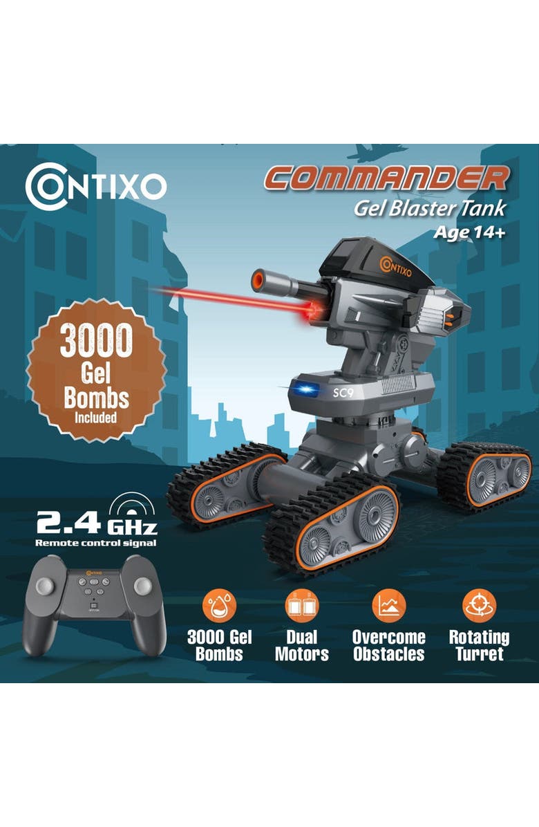 CONTIXO Gel Blaster Tank, Alternate, color, Grey