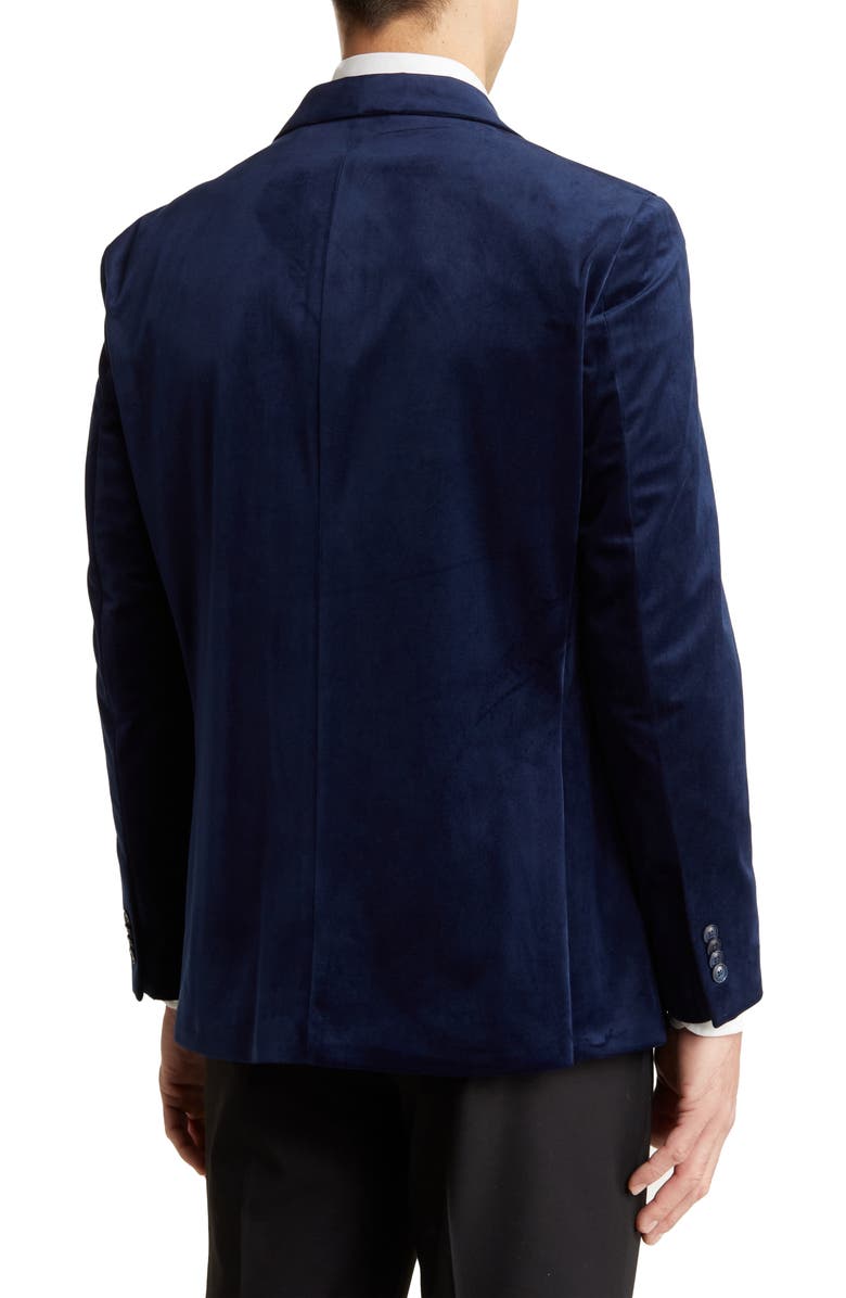Tommy Hilfiger Classic Velvet Sport Coat, Alternate, color, Navy
