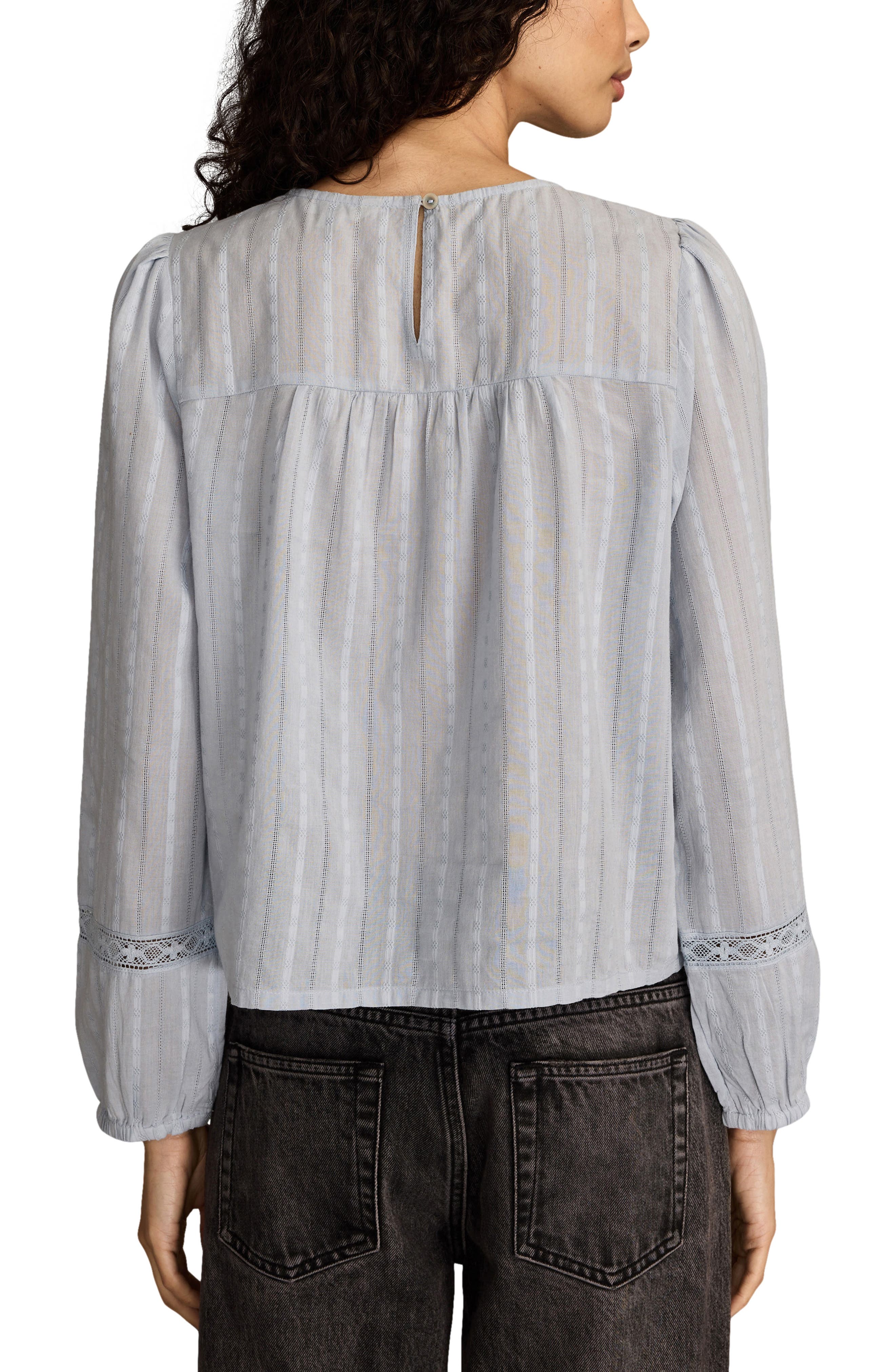 Pintuck Lace Top - image 2