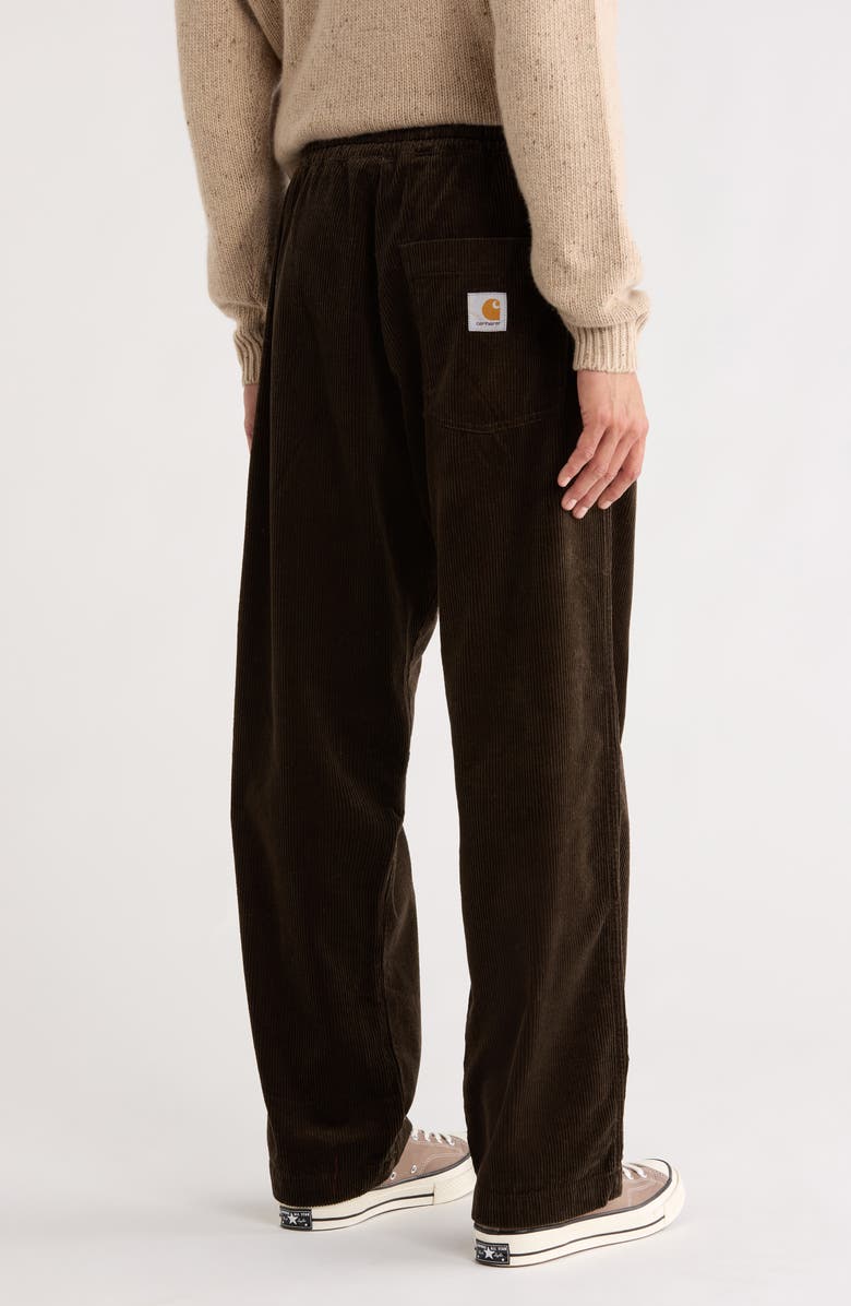 Carhartt Work In Progress Floyde Tie Waist Corduroy Pants, Alternate, color, Tobacco Rinsed