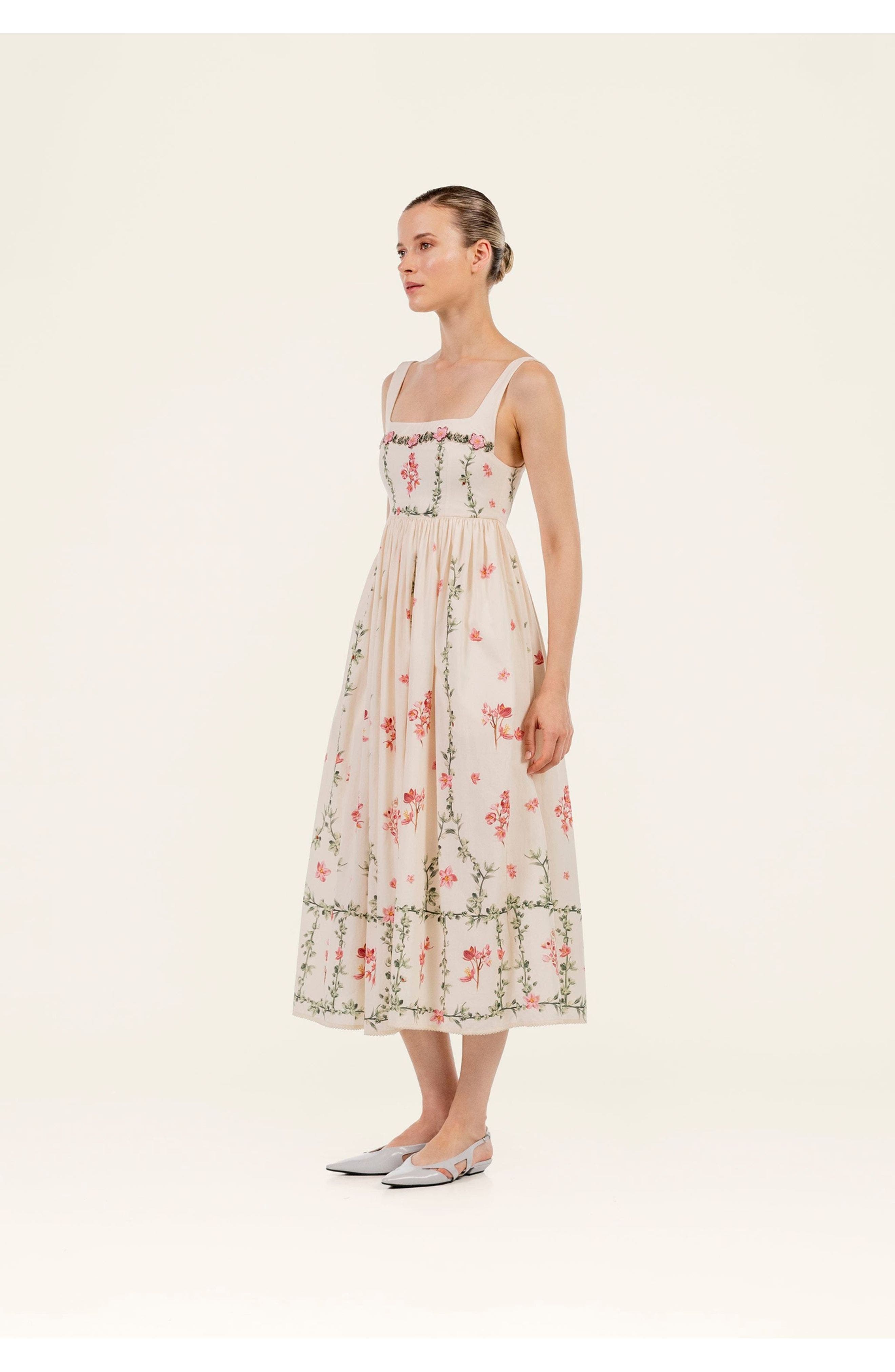 barbara madera midi dress Barbara Madera Midi Dress
