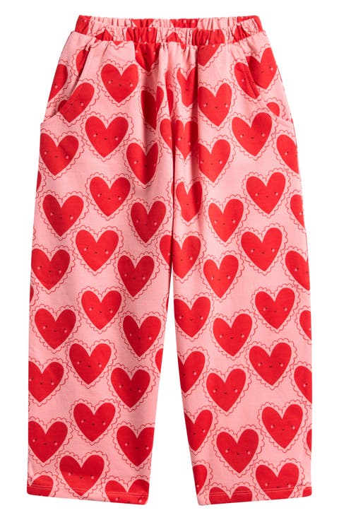 Kids' Happy Hearts Cotton Pants (Baby, Toddler & Little Kid)