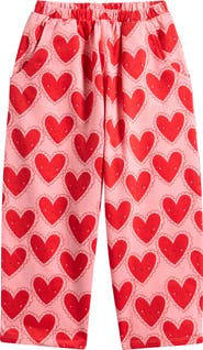 NEXT Kids' Happy Hearts Cotton Pants