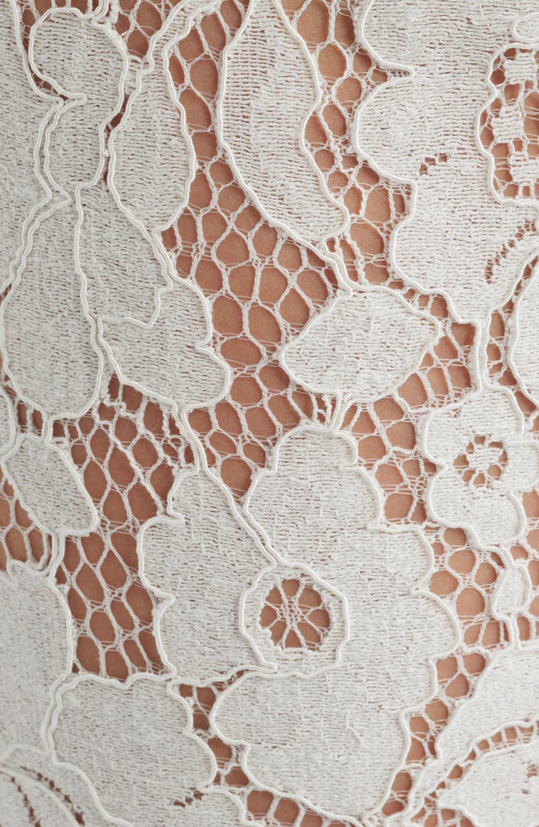 HIGH HEEL JUNGLE Isla Lace Capri Pants, Alternate, color, White