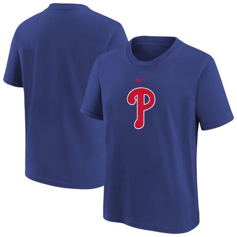 Youth Nike Royal Philadelphia Phillies Large Logo T-Shirt
