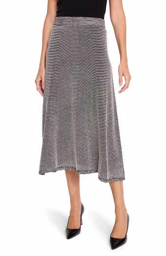 Pixel Knit Midi Skirt