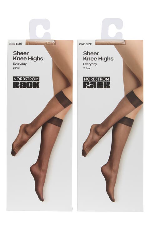 Everyday Sheer 2-Pack Knee High Socks