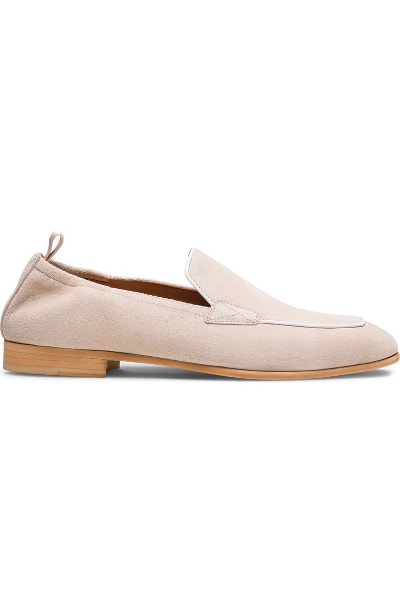 Magnanni Bella Loafer, Alternate, color, Champagne Suede