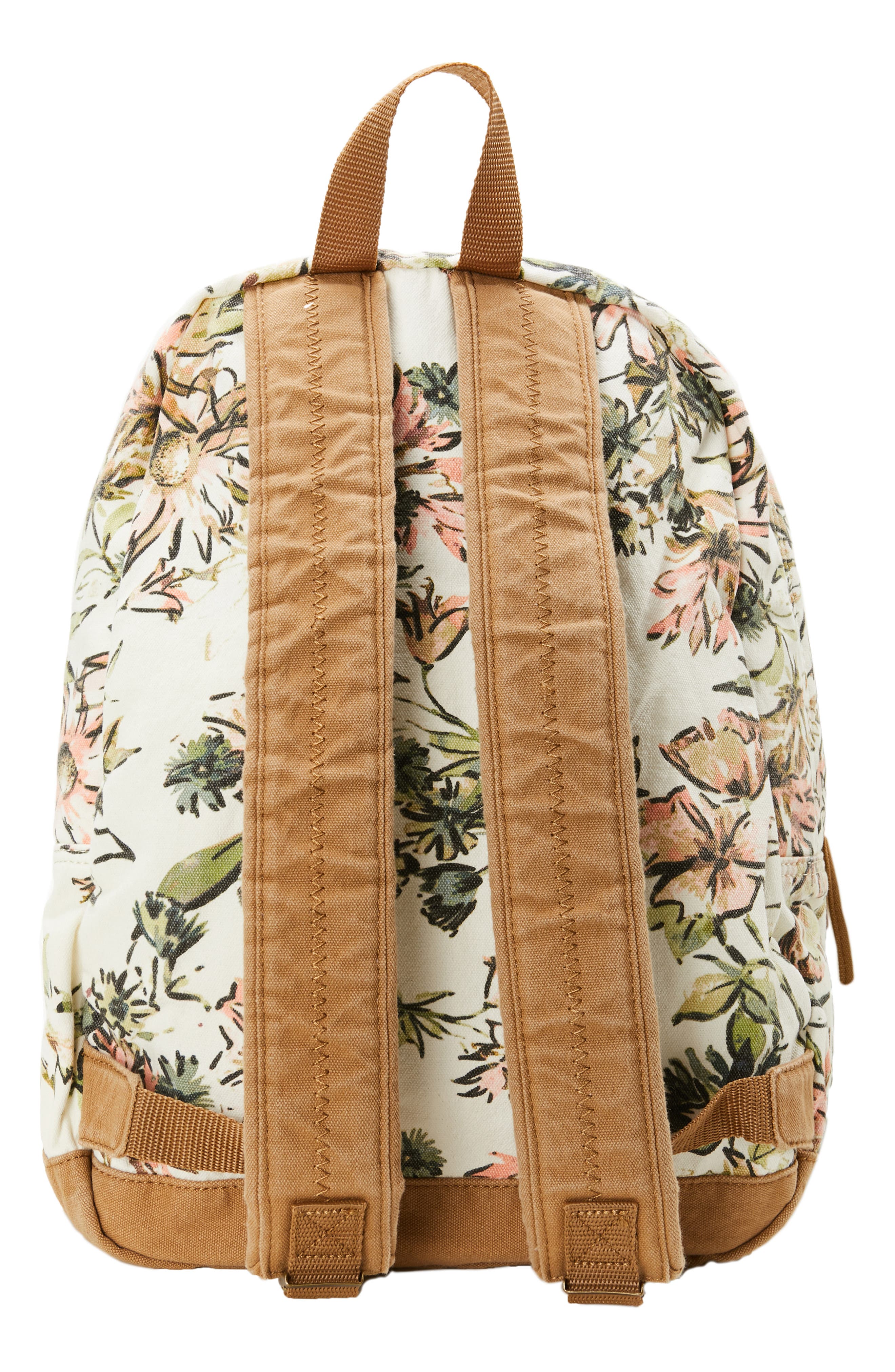 O'Neill Shoreline Floral Print Canvas Backpack, Alternate, color, 