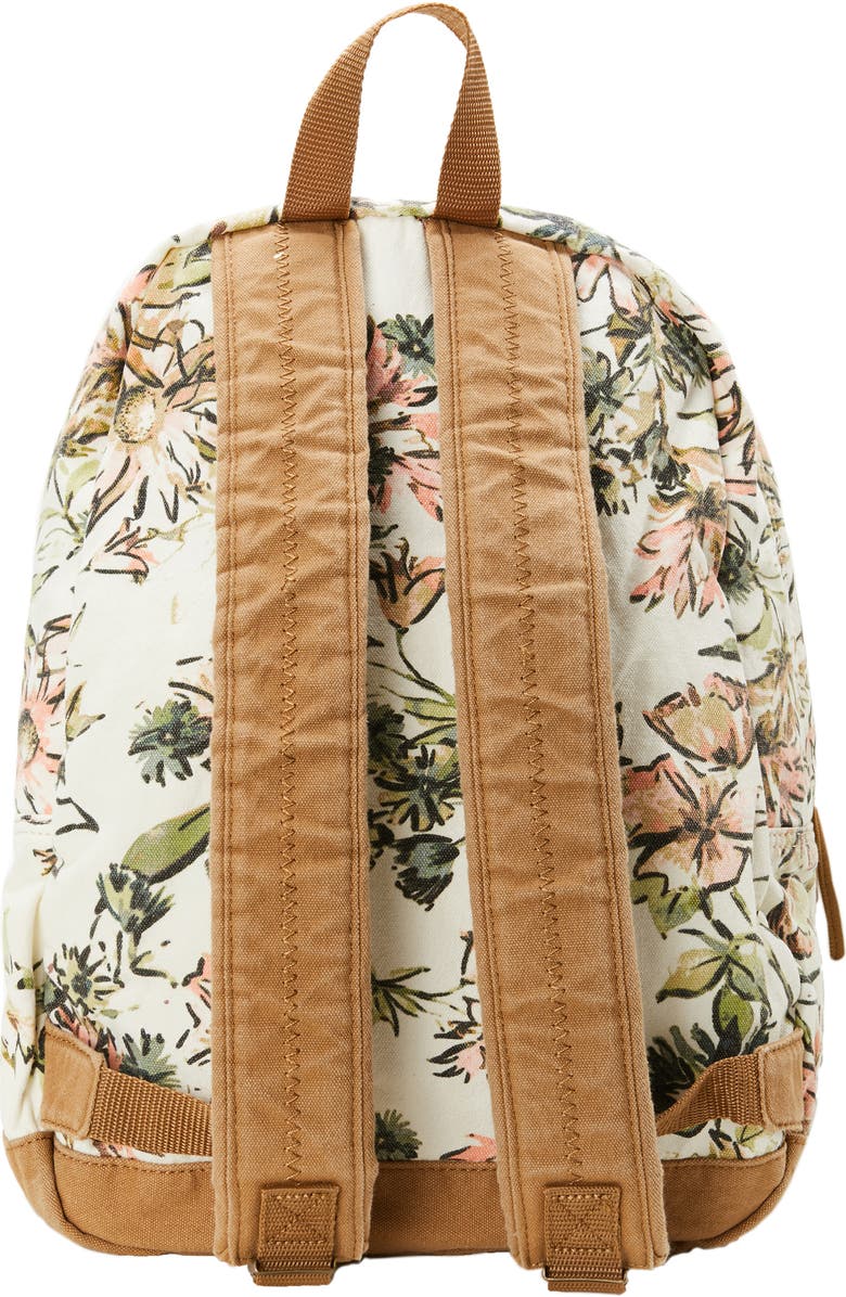 O'Neill Shoreline Floral Print Canvas Backpack, Alternate, color,
