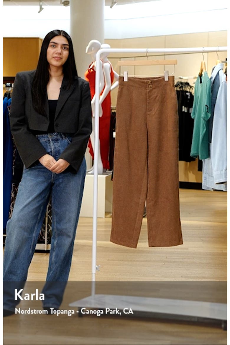 Springfield High Waist Cotton Corduroy Pants video