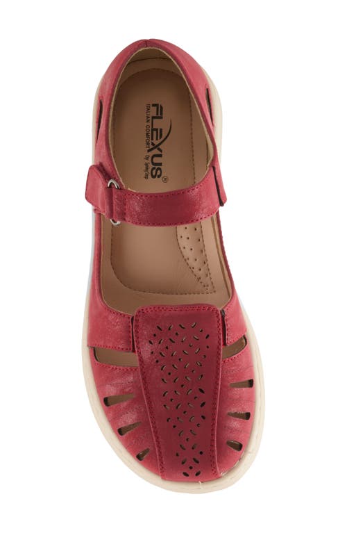 Flexus By Spring Step Otero Sandal In Red