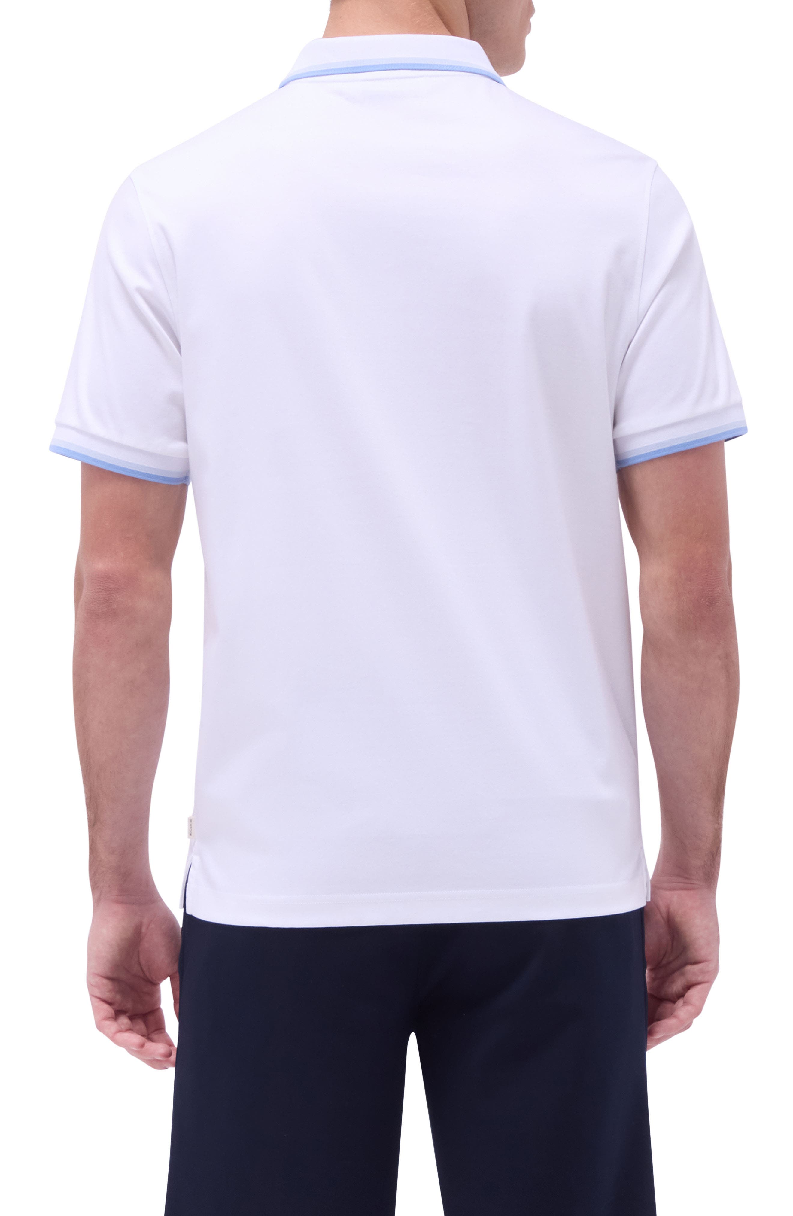 Tipped Quarter Zip Polo - image 2