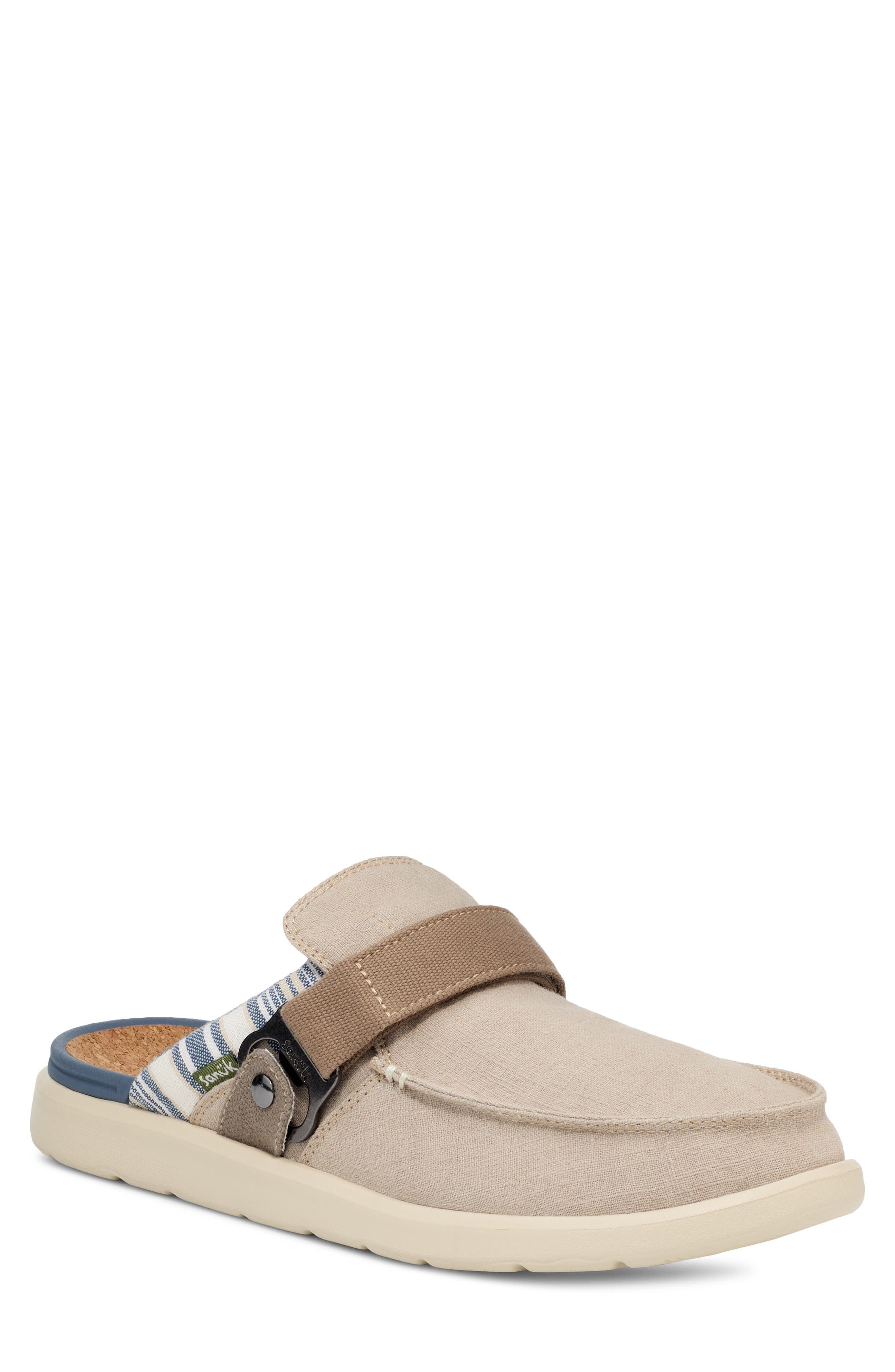 Sanuk Happy Hour Lite Resort Mule, Main, color, Tau
