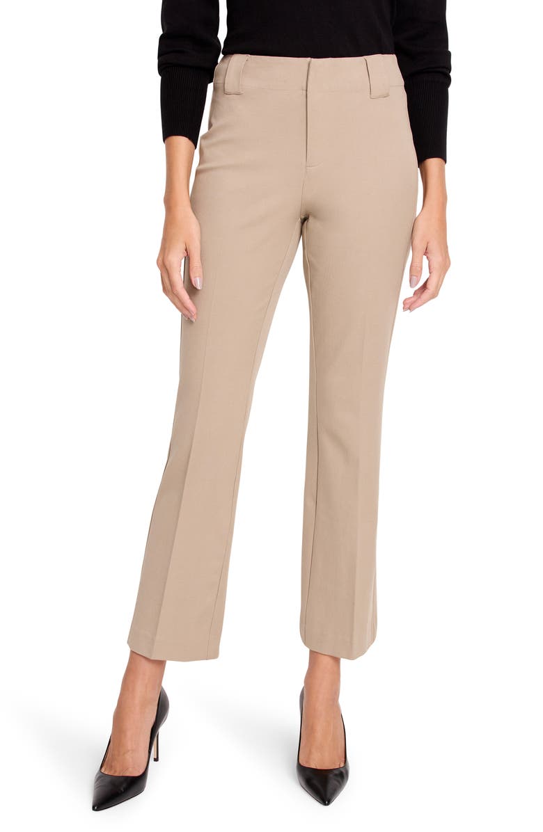 NIC+ZOE Plaza Demi Stretch Bootcut Pants, Main, color, Malt