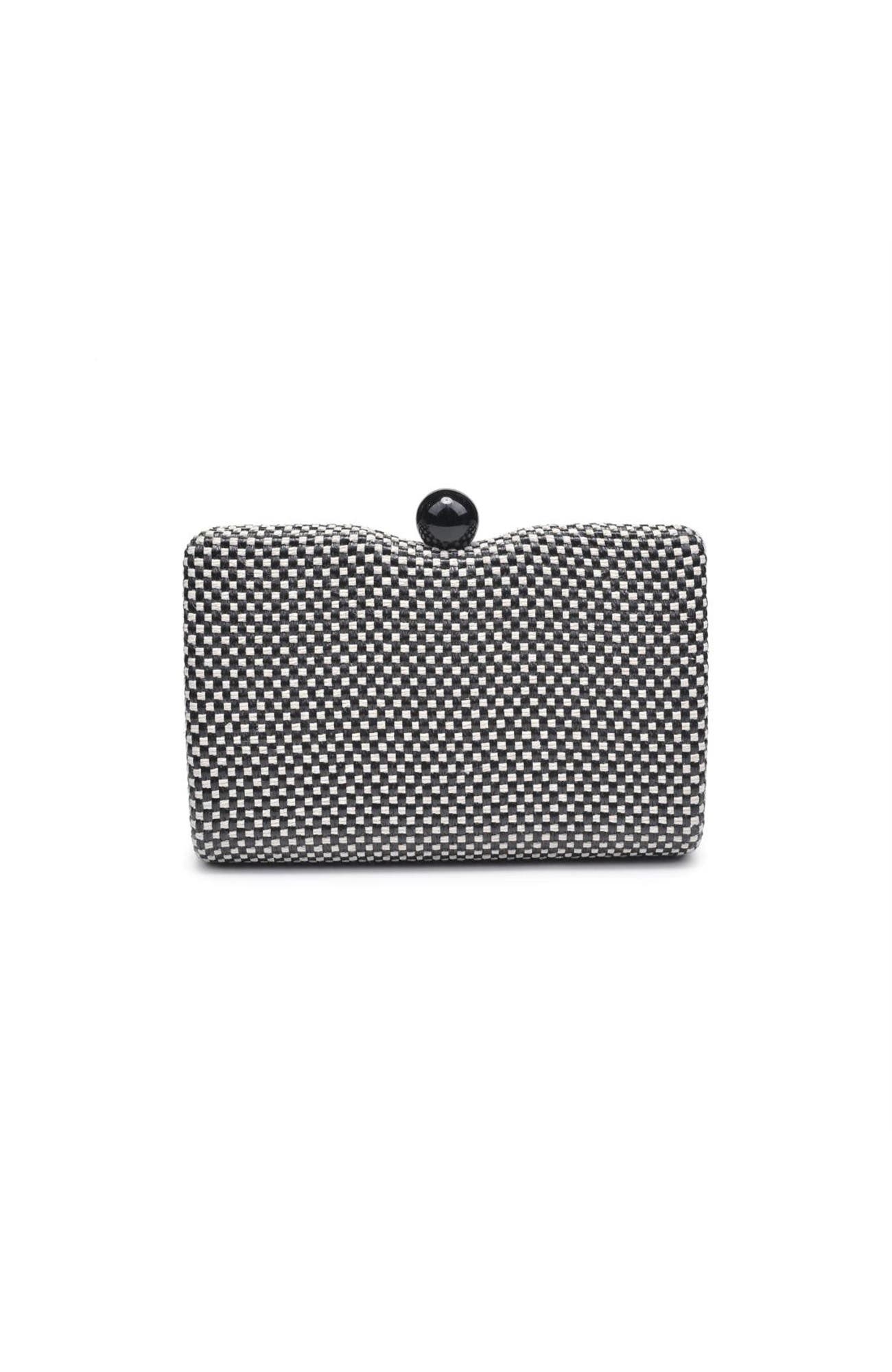 Marissa Evening Bag, Alternate, color, Black Ivory
