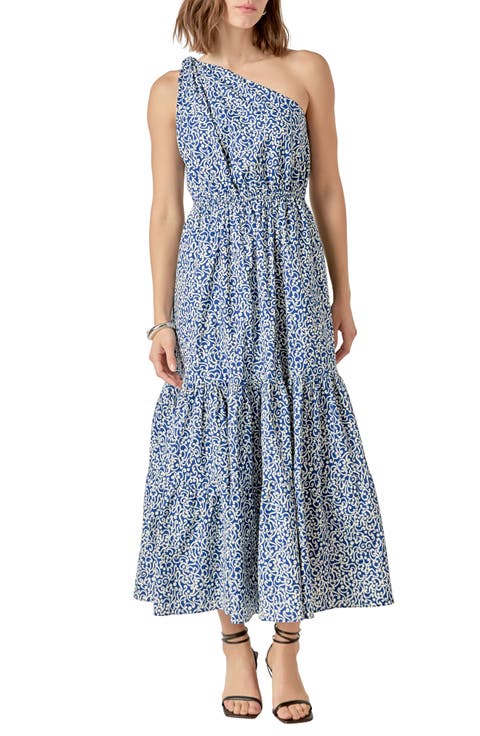 One-Shoulder Fit & Flare Dress