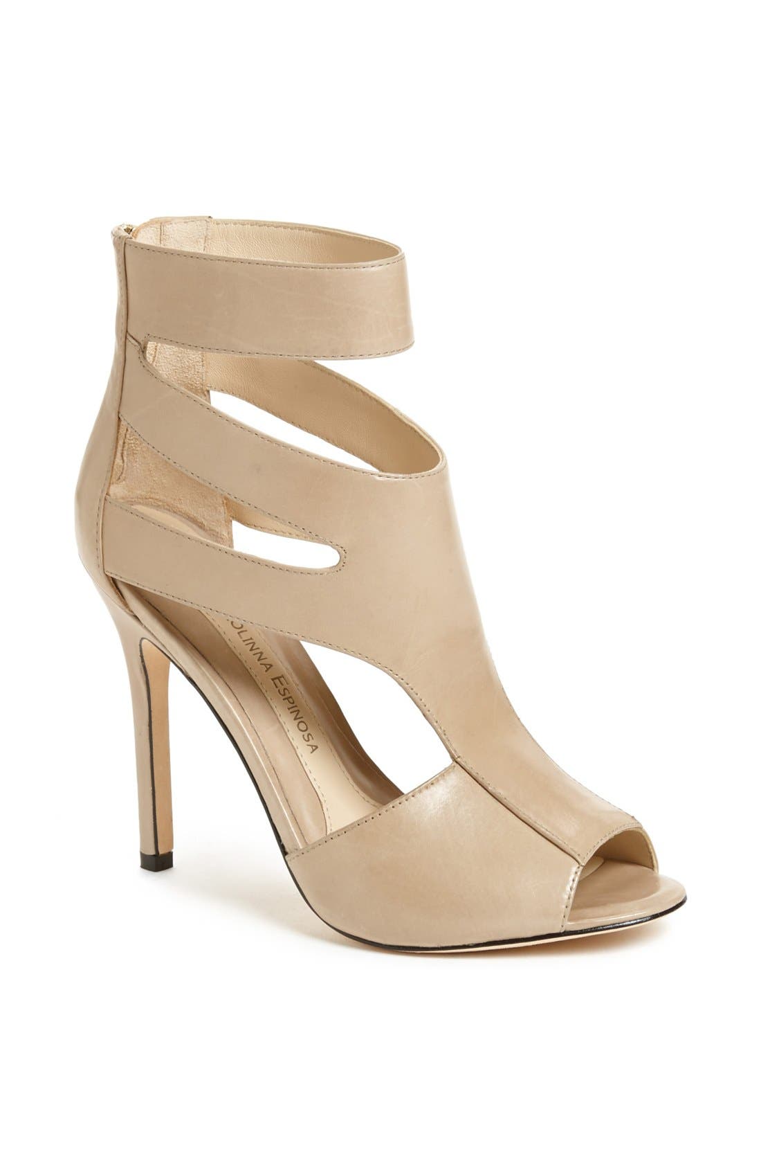 'Jillian' Cutout Bootie, Main, color, SAND