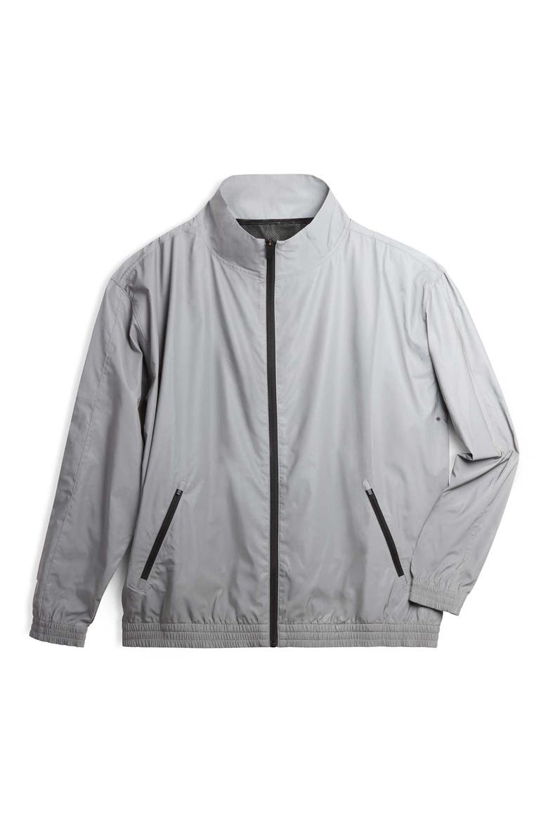 Highlight Reflective Windbreaker, Main, color, SILVER