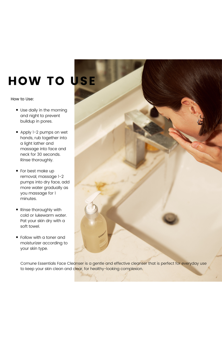 Comune Essentials Face Cleanser, Alternate, color, NO COLOR