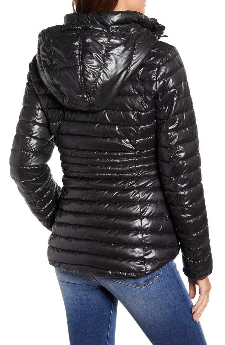 Kenneth Cole New York Packable Hooded Puffer Jacket, Alternate, color,