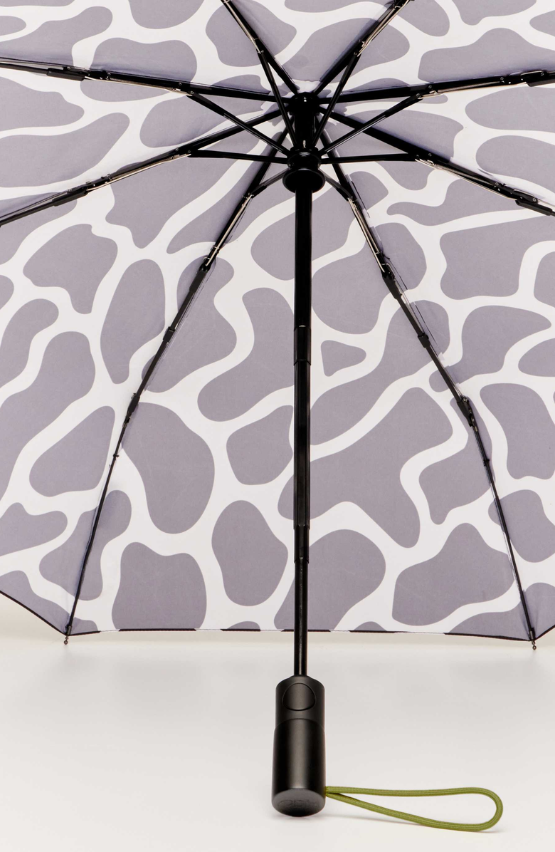 Original Duckhead Compact Umbrella with Automatic Open-Close Function, Alternate, color, Black Ripples