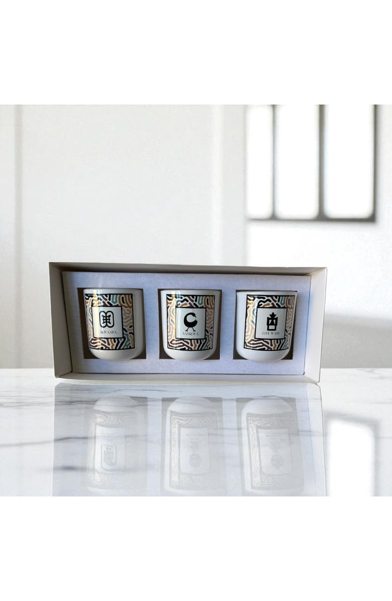 Zansette Home Adinkra Discovery Set, Main, color, White