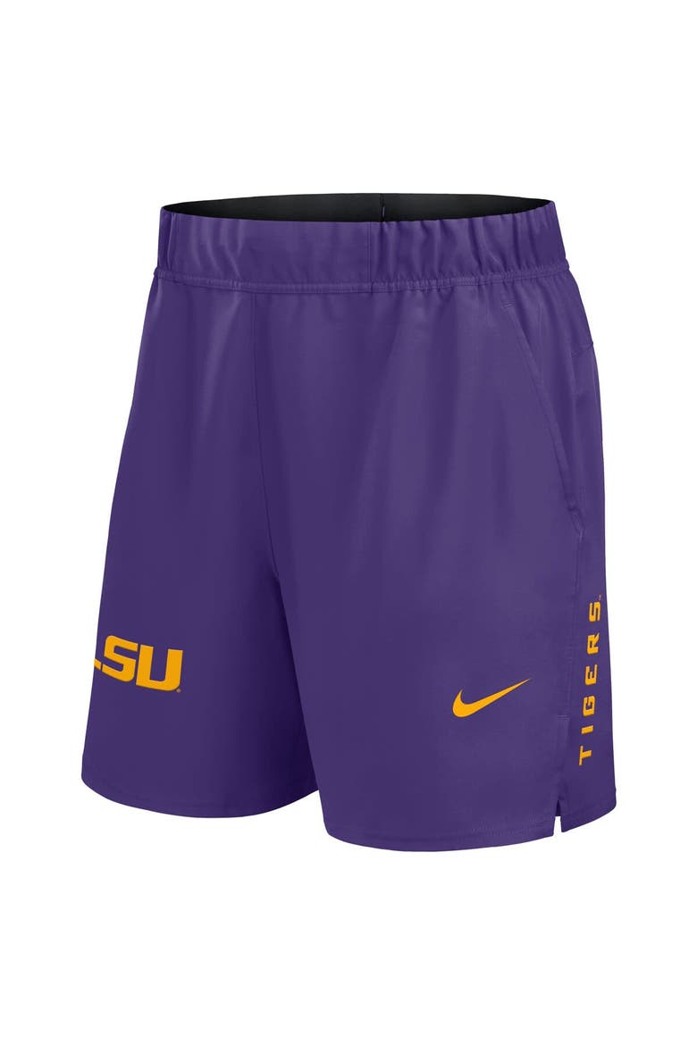 Men's Nike Purple LSU Tigers Primetime Woven Victory Performance Shorts, Alternate, color, Purple