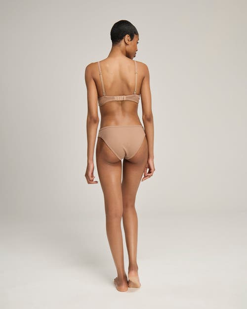 Nudea The Organic Cotton Easy Does It Bralette In Neutral