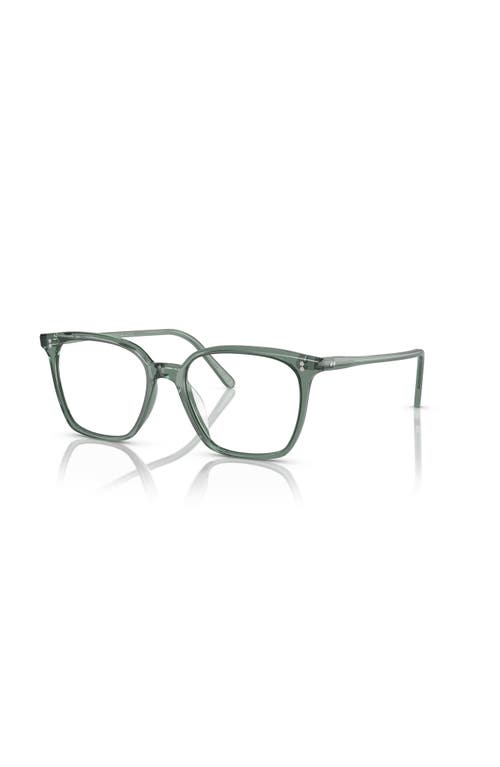 Oliver Peoples 50mm Square Optical Glasses In Green