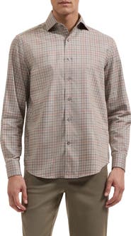 Bugatchi Alvin Cotton Button-Up Shirt
