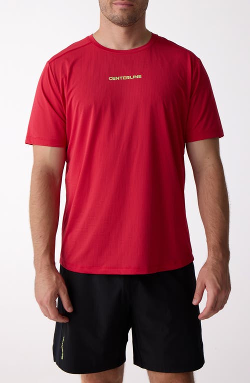 Centerline Athletics Tee In Red