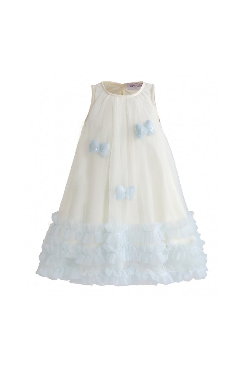 Nayara Bow Dress, Main, color, Blue