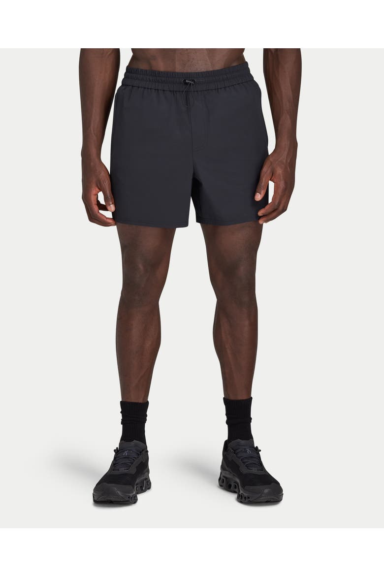 Tech Relaxed-Fit Training Shorts, Main, color, Black