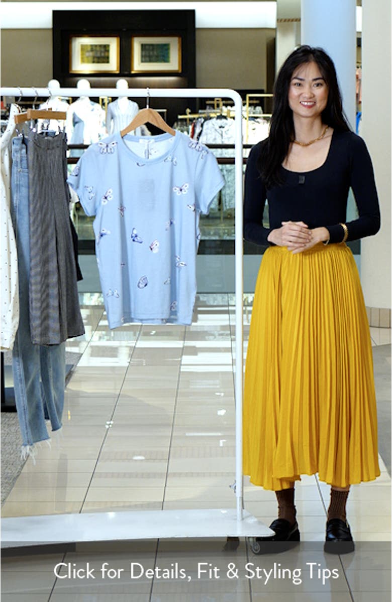 Tammy Butterfly Pima Cotton T-Shirt, sales video thumbnail