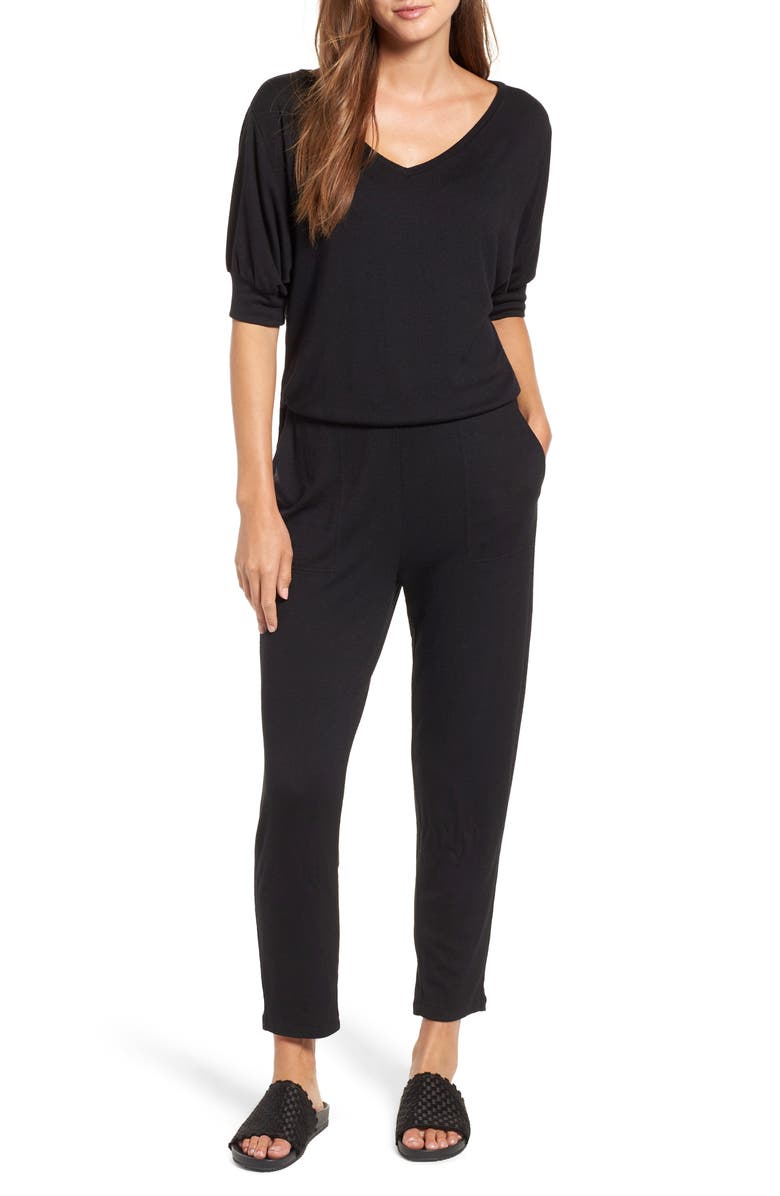 Lou & Grey Tucked Jumpsuit, Main, color, 