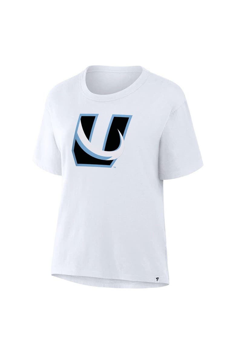 Women's Fanatics  White Utah Mammoth Alternate Logo Legacy T-Shirt, Alternate, color, White