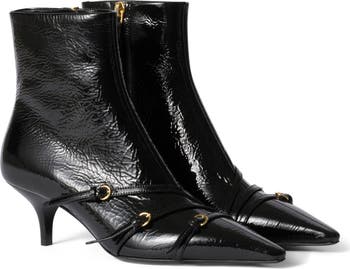 Decollette Kitten Heel Bootie