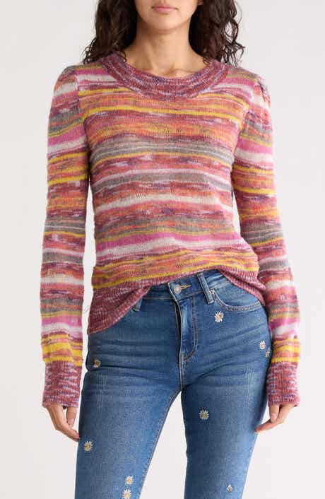 Desigual Stripe Flat Thin Gauge Sweater