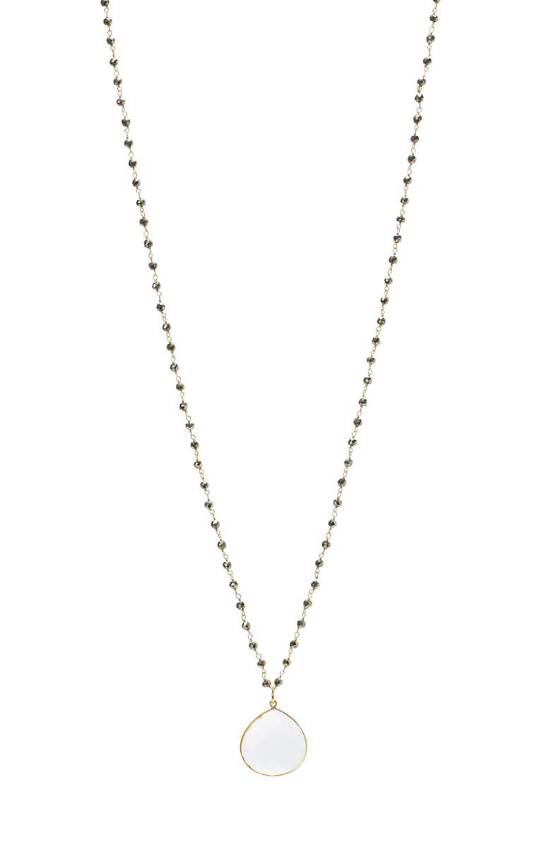 Jemma Sands Monterey Semiprecious Stone Pendant Necklace, Main, color, 