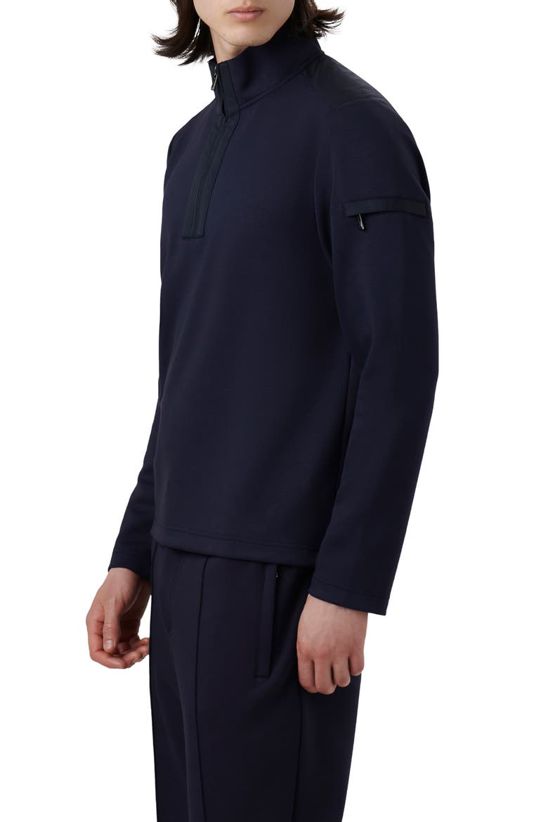 Soft Touch Quarter Zip Pullover, Alternate, color, NAVY
